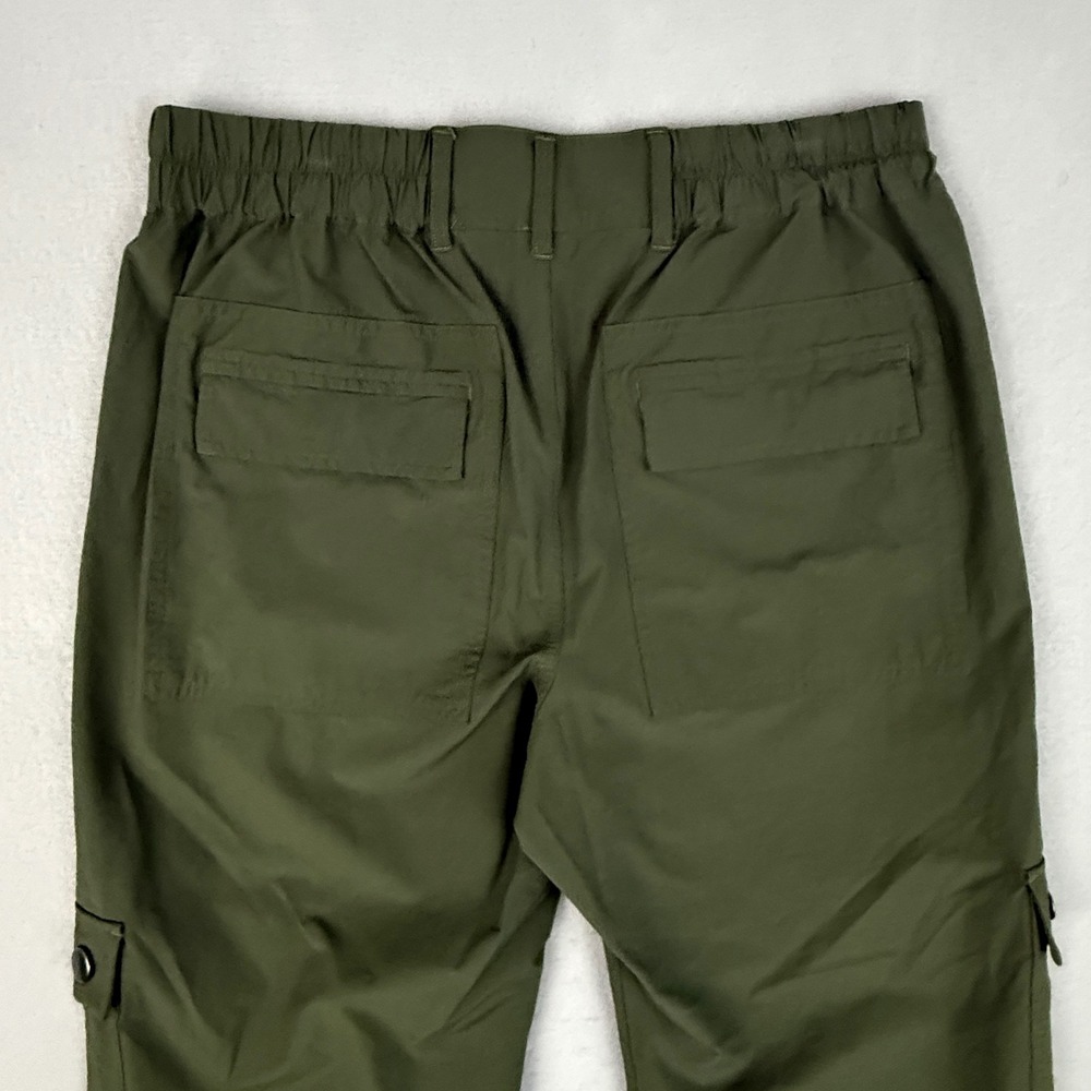 Cabi 4511 Quantum Cargo Jogger Pants Womens Small Elastic Waist Drawstring Green - Picture 5 of 13
